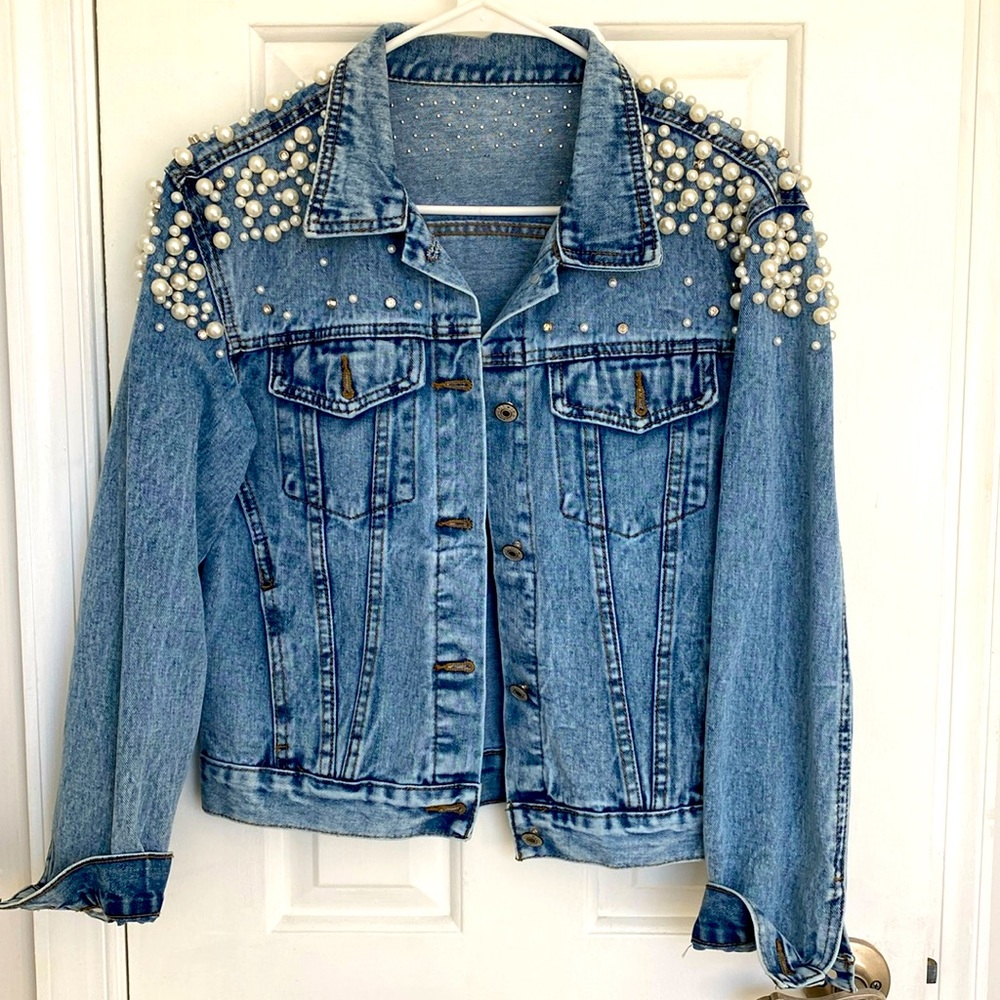 Embellished Jean jacket